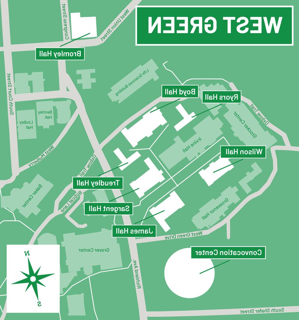West Green Map