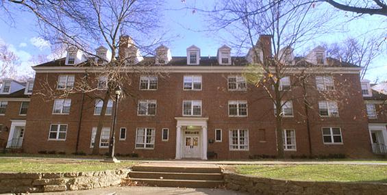 Photo of Perkins Hall, located on East Green