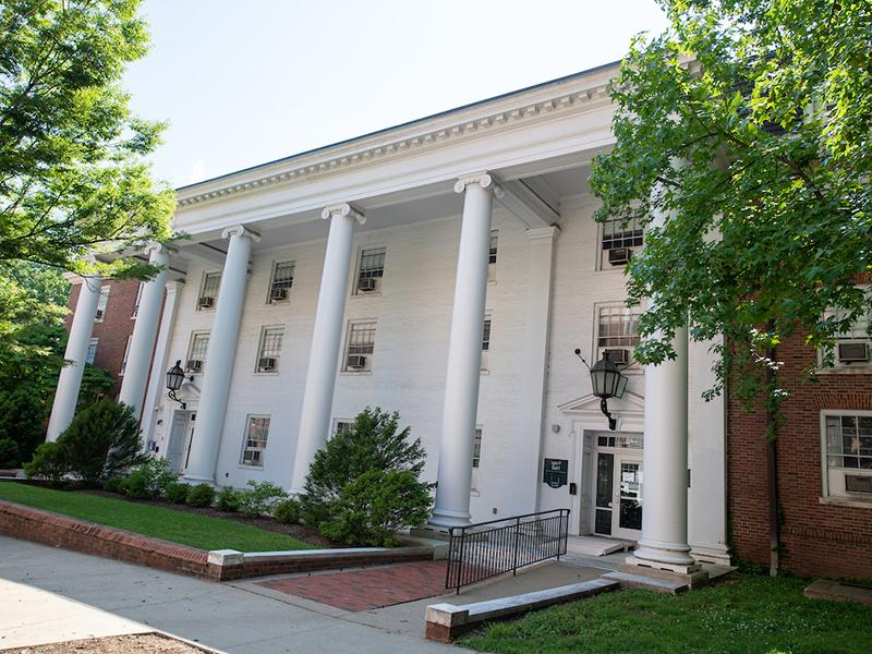 Photo of Voigt Hall, located on North Green