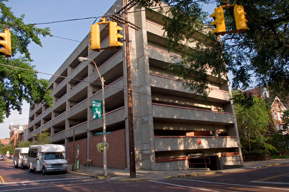 Photo of the Athens City Parking Garage